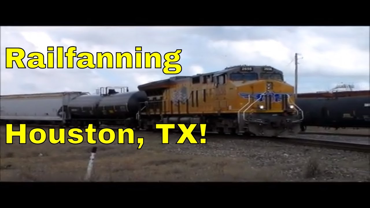 Railfanning UP Englewood Yard, Houston, Texas February 2018