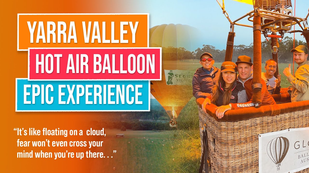AUSTRALIA'S YARRA VALLEY HOT AIR BALLOON EPIC EXPERIENCE | 4K | Shoestring Traveller