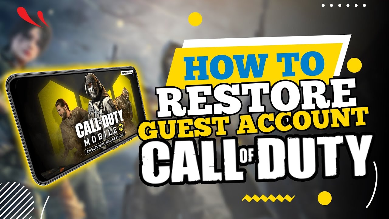 How to Recover COD Mobile Account and Game Data in 2023 - EaseUS