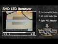 PTC Heater LED Remover | AC 220V 300W | Replace SMD Resistor Capacitor LED Chip from Aluminum PCB