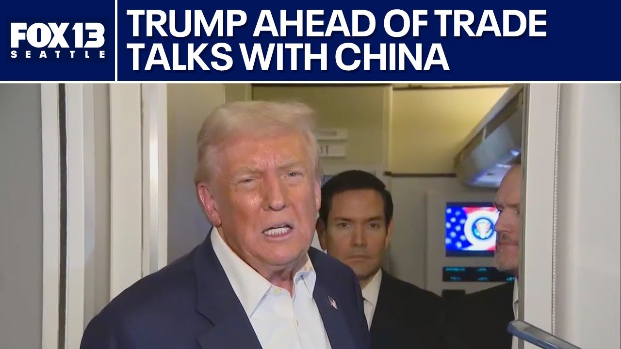 Trump in Japan ahead of trade talks with China - YouTube