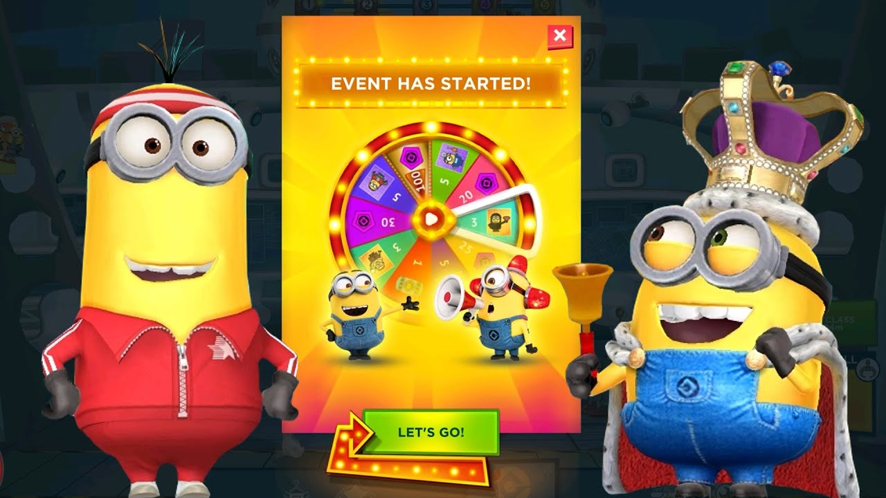 EVENT HAS STARTED! LET'S GO! New Prize Wheel in Minion Rush - YouTube