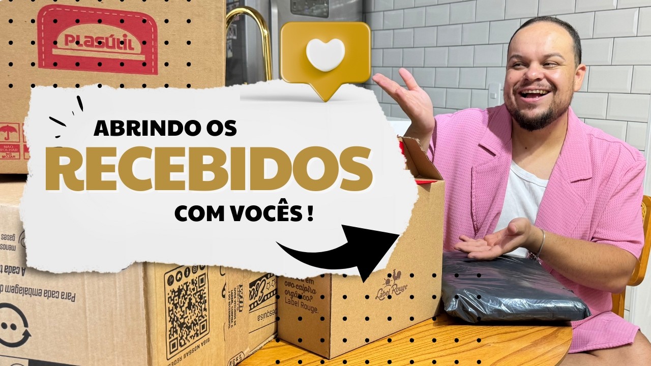 RECEBIDOS DO MÊS: ABRINDO AS CAIXAS COM VOCÊS, SEMPRE FOI MEU SONHO.
