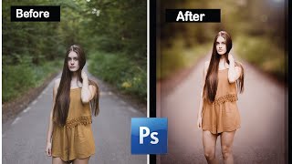 how to blur background in photoshop youtube 2