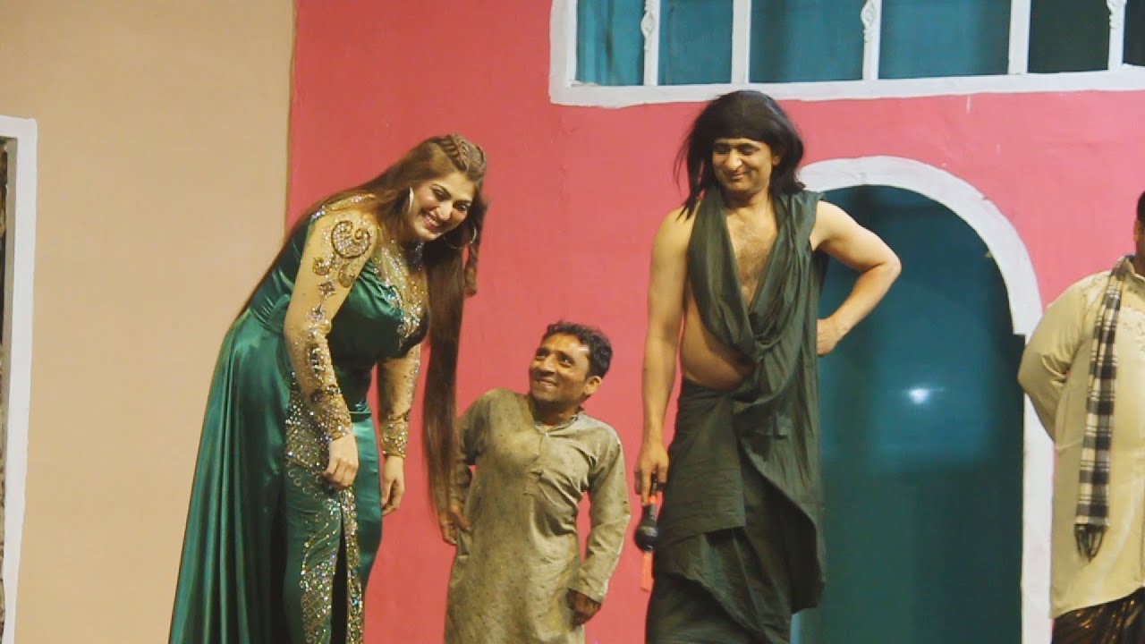New Stage Drama Clip | Amjad Rana Asha Ch With Audo | Zulfi | Comedy ...