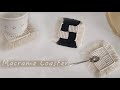 DIY Macrame Bicolor Coaster| Easy Macrame Square Coaster Tutorial|Table Decor for Boho Home