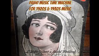 Late 1910s & Early 1920s Music Popular Vocalists  @Pax41