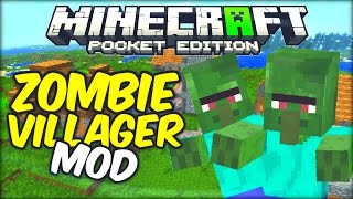 MOD Zombie Villager (Sem Textura) - Minecraft PE 0.11.1 / 0.11.0