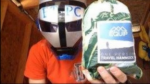 EQUIP ONE PERSON TRAVEL HAMMOCK UNBOXING AND REVIEW