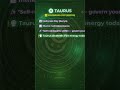 ♉ Taurus 🌄 Madaraka Day (Kenya) — Cosmic Blessing #shorts