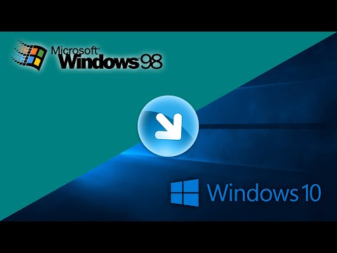 Windows 98 transformed into Windows 10