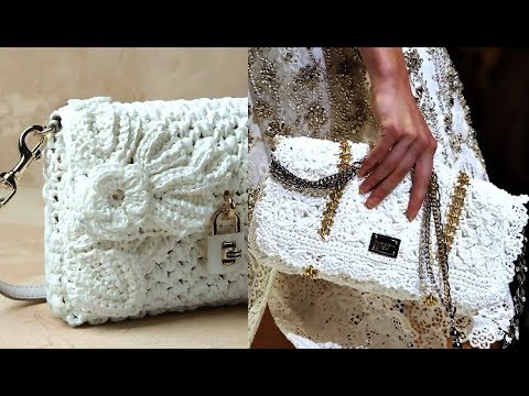 Bolsos elegantes Crochet | moda 2018 -