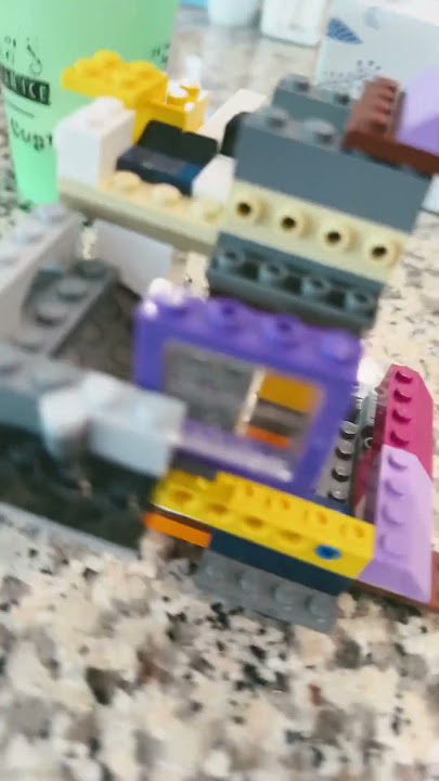 My first marble run out of Lego