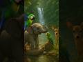 🦜 “जब हाथी ने तोते से की बातें | Jungle Friendship Moments” #sorts #video#jungal story#animals... fr