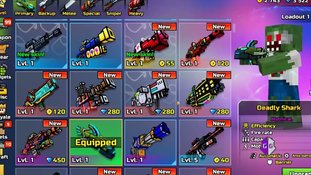 🚀TUTORIAL!🚀 Pixel Gun 3D MOD APK  24.5.3 Gameplay - Unlimited Money, Gems and Unlocked All  Anti Ban