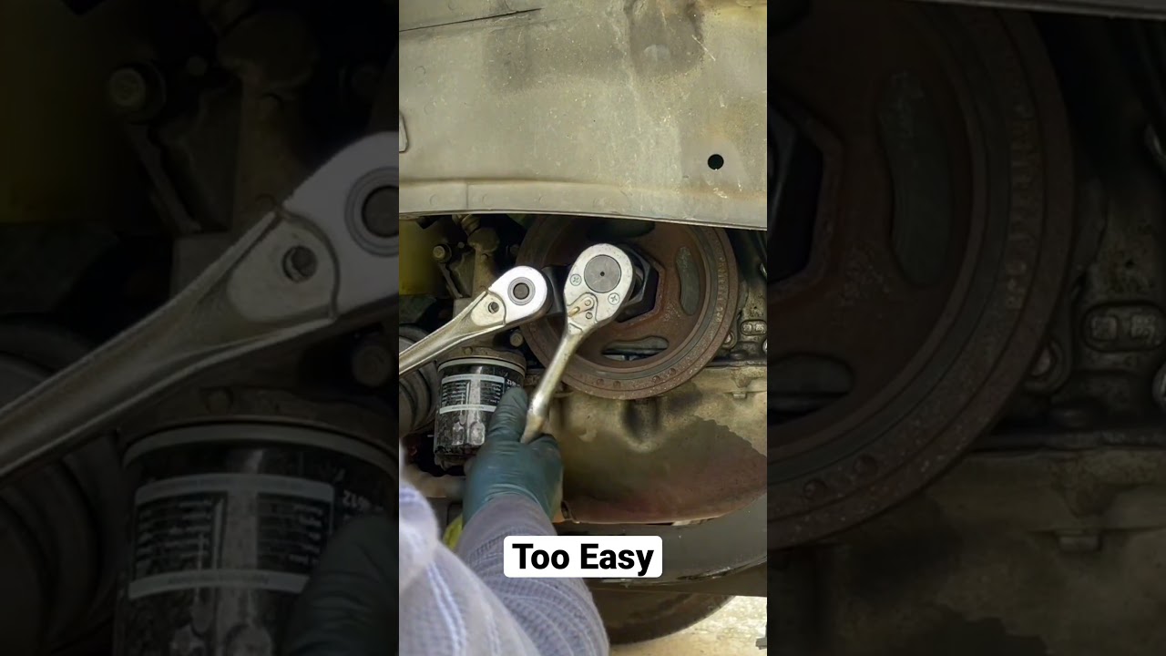 Honda Crank pulley Bolt removal the easy way