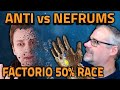 [Factorio Speedrunner vs Speedrunner] 50% Race - AntiElitz vs. Nefrums [#8]