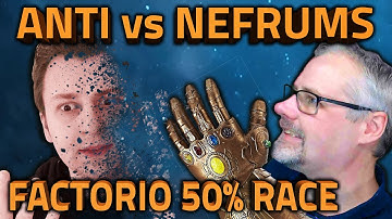 [Factorio Speedrunner vs Speedrunner] 50% Race - AntiElitz vs. Nefrums [#8]