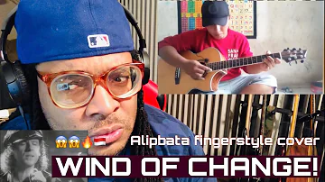 SCORPIONS - WIND OF CHANGE ALIPBATA FINGERSTYLE  (REACTION )