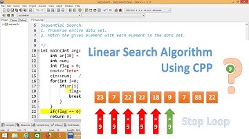 linear search c++ | cpp programming video tutorial