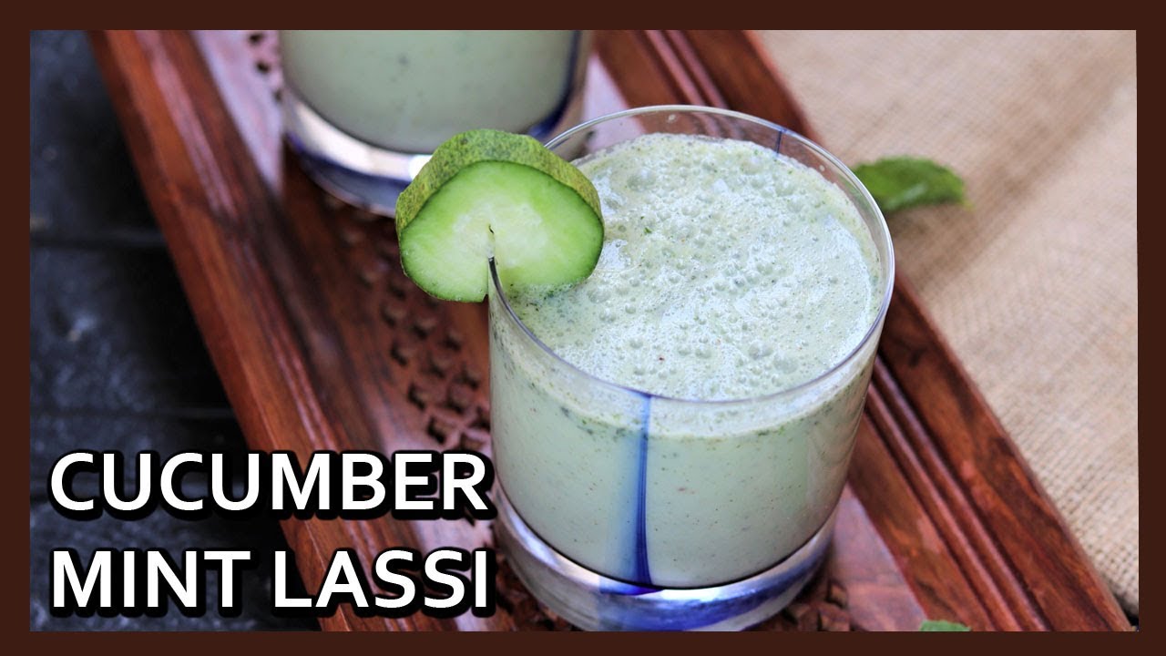 Cucumber Mint Lassi Recipe | Cucumber Cooler | Summer Drink | Healthy Kadai