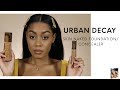 Urban Decay SKIN NAKED Foundation/concealer REVIEW | tested on super dry skin