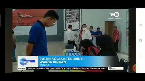 RUTAN KELAS IIB KOLAKA KEMBALI MELAKSANAKAN TES URINE SECARA ACAK KEPADA WARGA BINAAN KASUS NARKOBA