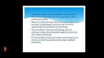 Case Study-Ethical Decision Making(Professional Ethics)