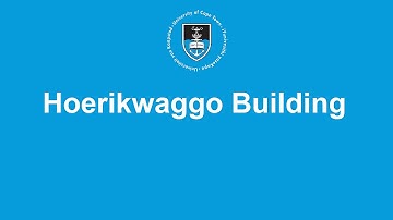 Hoerikwaggo Building - UCT video venue finder