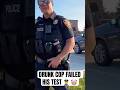 DRUNK COP FAILED HIS TEST 👮‍♂️ 🤡 #reaction