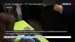 Цик Армении: Блок Пашиняна Лидирует - Россия 24