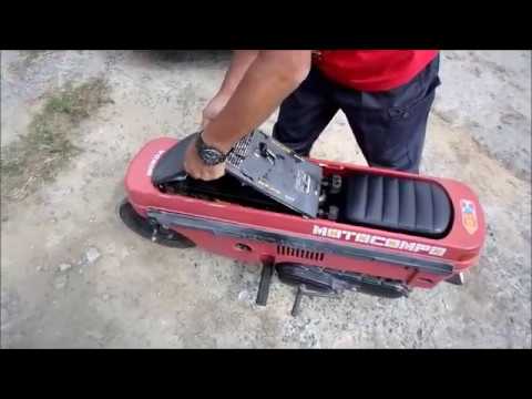 ホンダモトコンポの簡単な収納方法 - YouTube