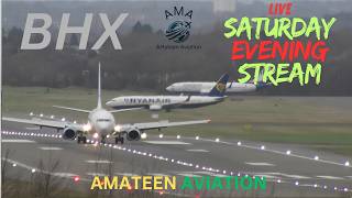Saturday Evening Live Action : Birmingham Airport : Arrivals/Departures : 1st August 2026
