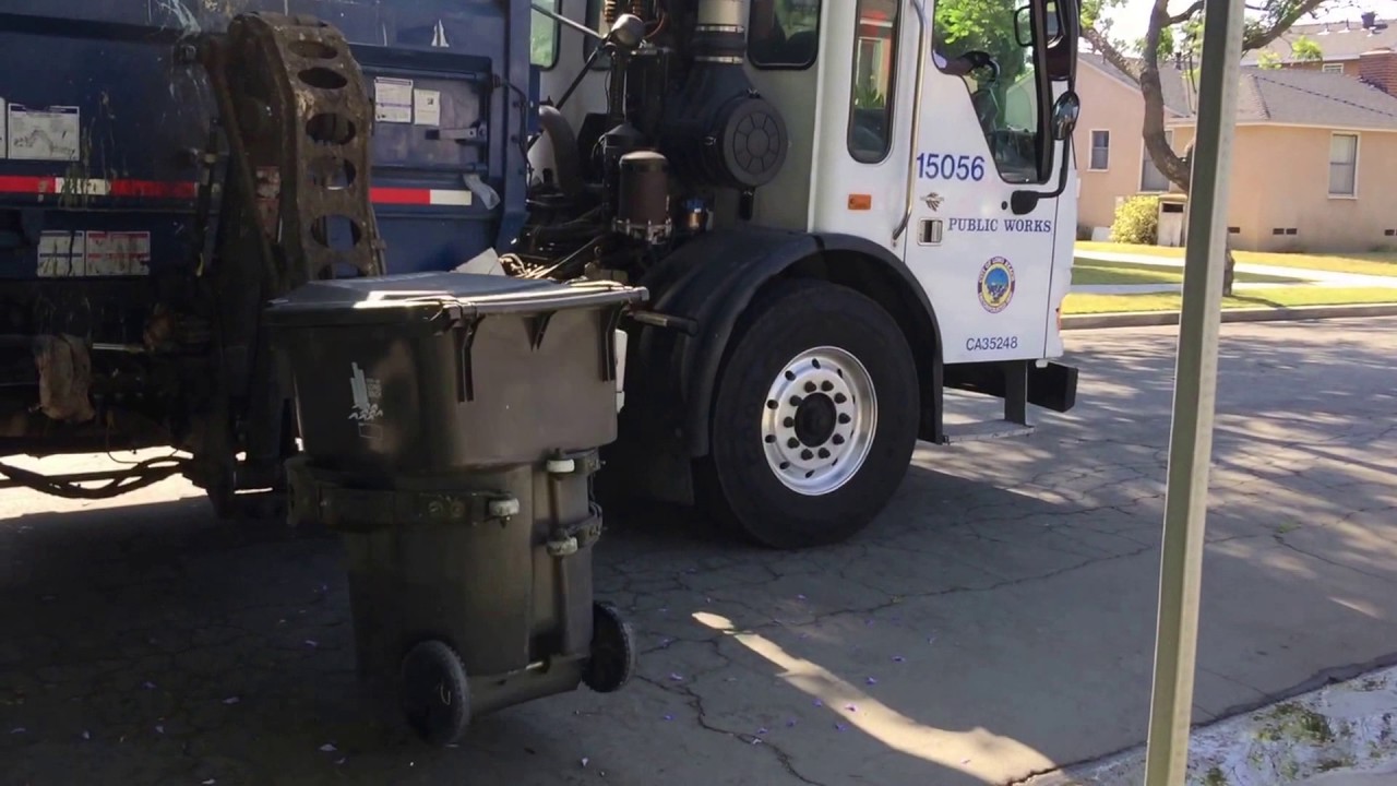 Garbage Trucks In Long Beach Part 1 YouTube