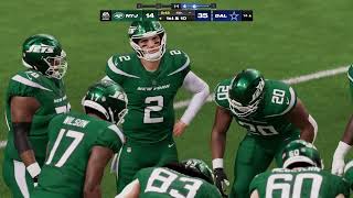 Madden NFL 24 jets vs cowboys (CPU vs CPU)