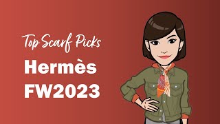 Hermès Fall Winter 2023 Scarf Roundup: Part 2