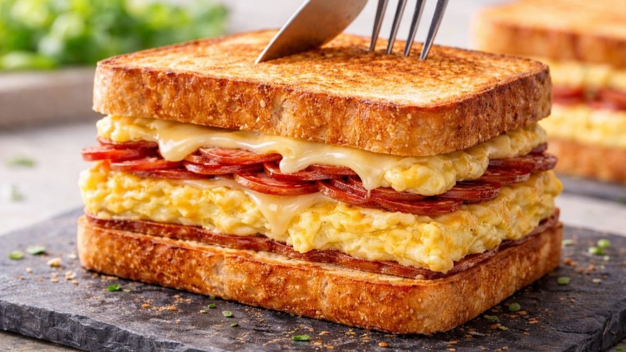 Идея для завтрака на каждый день – вот как ваши тосты получаются пышными, простыми и невероятно вкус