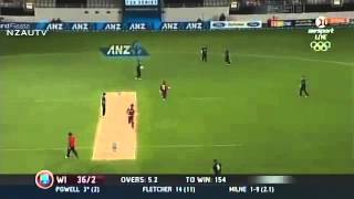 Adam Milne vs. West Indies (Including 153.2 km/h Delivery)