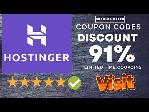 Hostinger Discount Code 2023 – 91% OFF 🔥🔥 | Hostinger Coupon Code | Hostinger Promo Code & Deals