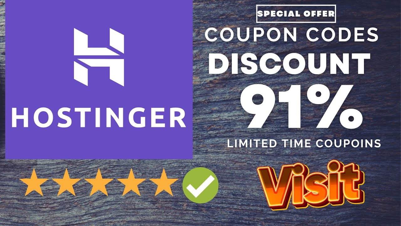 Hostinger Discount Code 2025 - 91% OFF 🔥🔥 | Hostinger Coupon Code ...