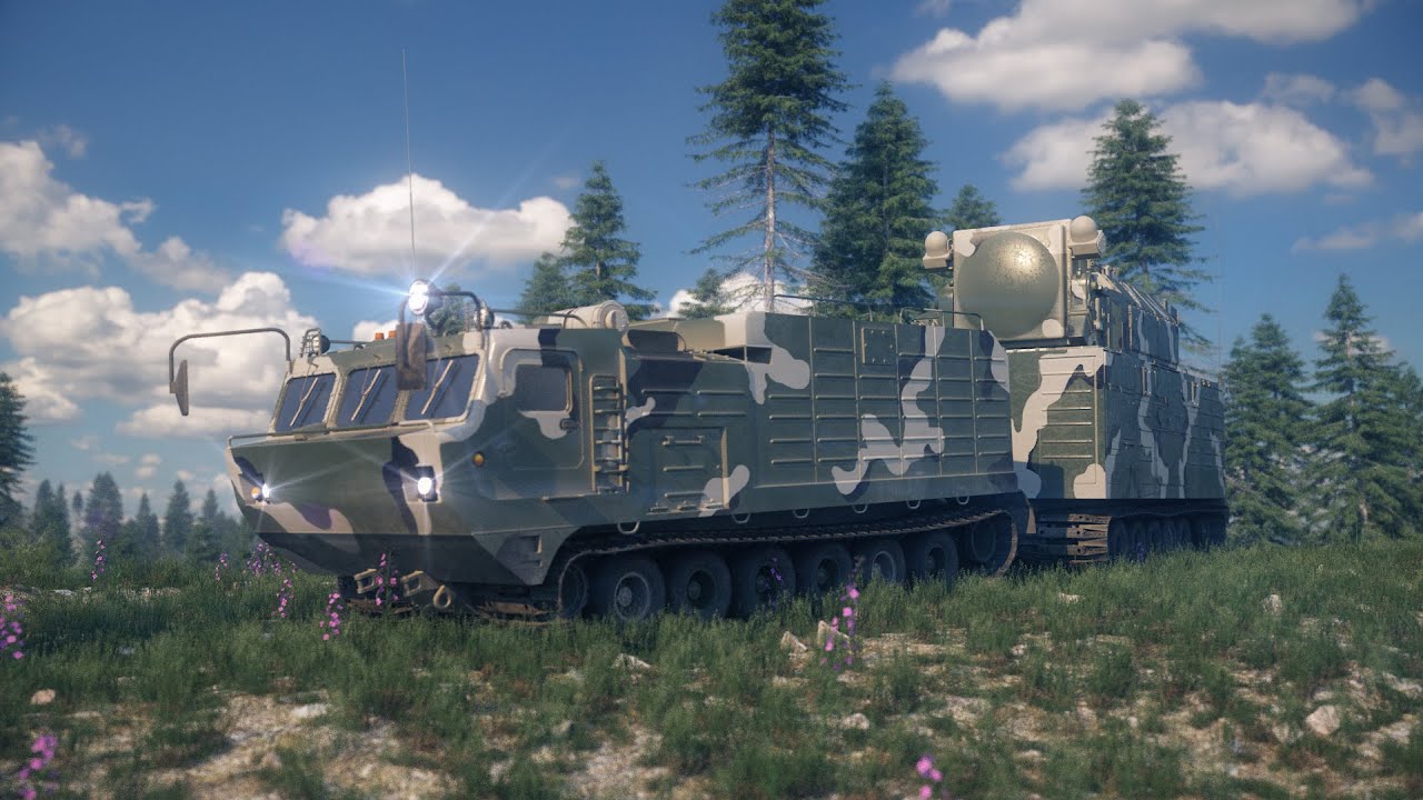 Работа ЗРК "Тор-М2ДТ" в условиях тайги