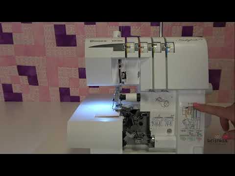 Overlock Husqvarna Huskylock S 15 - YouTube