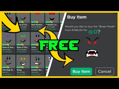 2019 How To Get Free Faces On Roblox Working Youtube - how to get free roblox faces easy