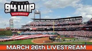 94WIP LIVE From PHILLIES OPENING DAY