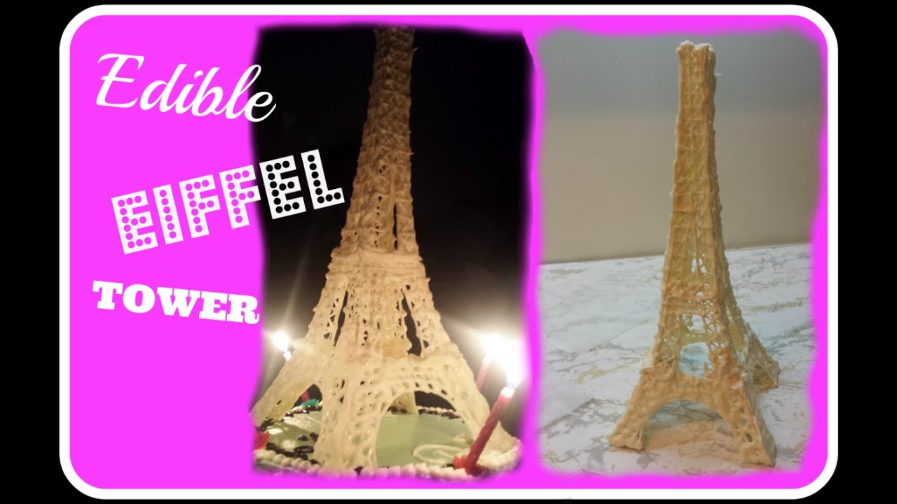 HOW TO--EDIBLE EIFFEL TOWER - YouTube