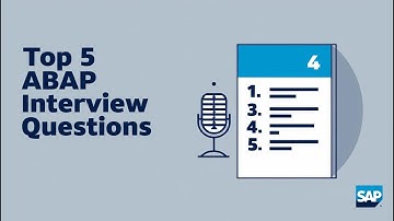 Top 5 ABAP Interview Questions (and How to Answer Them!) – Full Guide