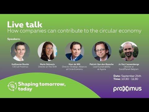 Live talk | How companies can contribute to the circular economy
