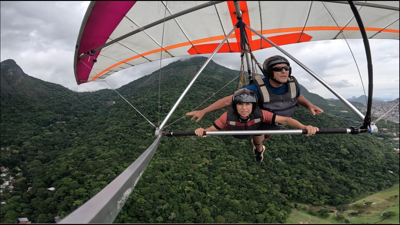 tandem en ala delta Rio de Janeiro - YouTube