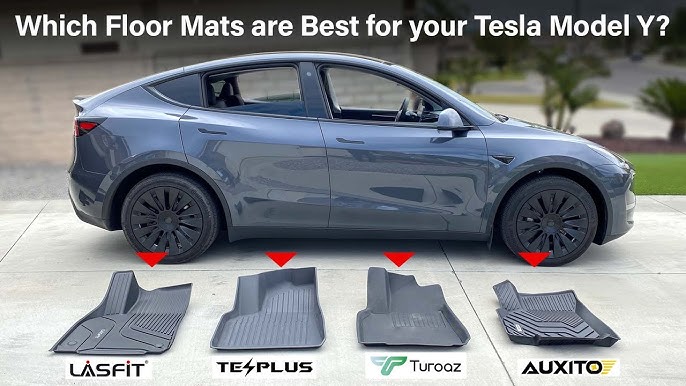 Tesla Model Y Allwetter-Innenraummatten Hochwandig Fußmatten