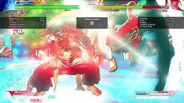 Akuma Anti-Air Combo, Meaty V Trigger Activation Combo STREET FIGHTER V